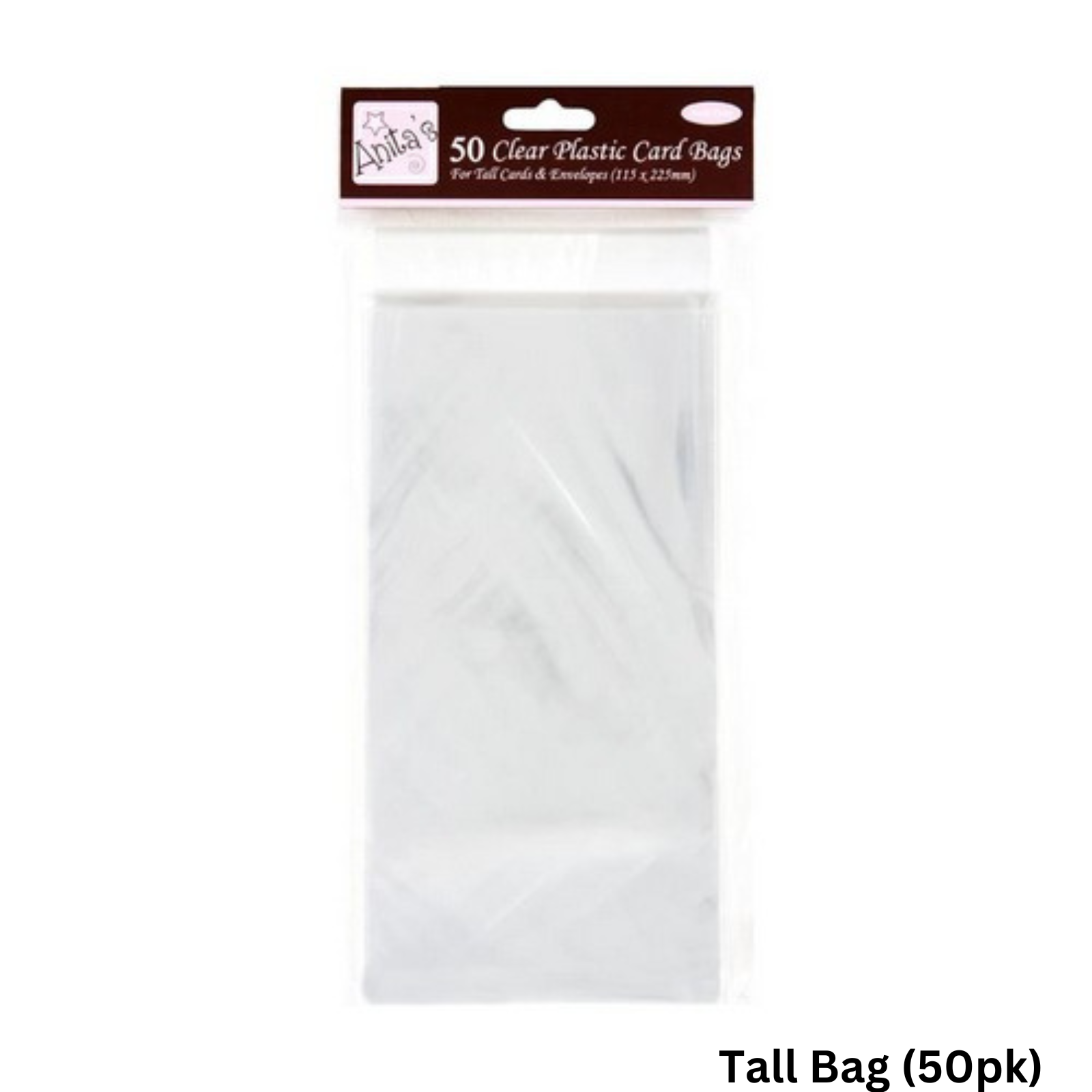 Anitas Card Bags Various Sizes Transparent Packs Clear Card Protection Plastic - Picture 3 of 10