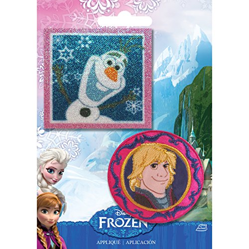 Official Disney Frozen Princess Applique Patch Badge Elsa Olaf Iron On Small