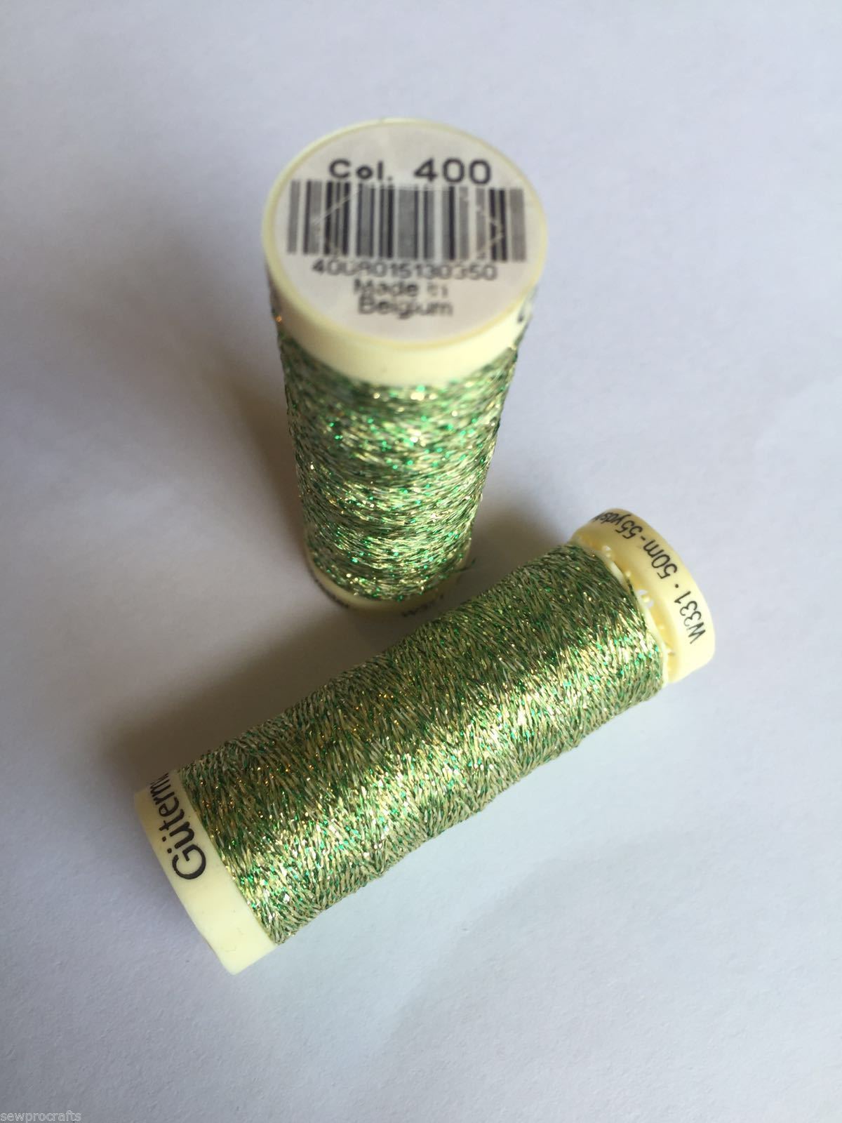Gutermann Metallic Effect Thread Sparkling Glitter Thread 50m Reels - 12 Colours - Picture 10 of 13