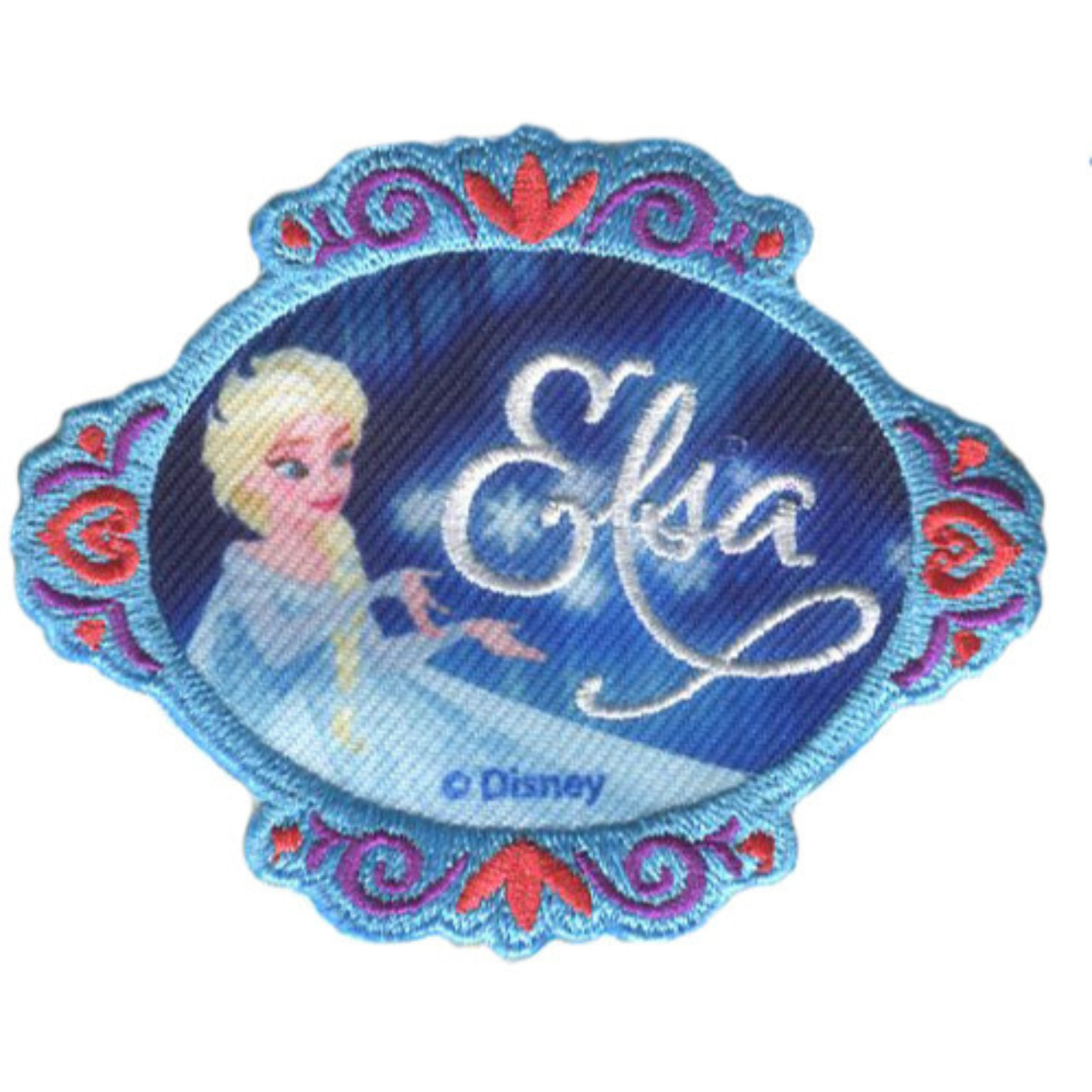 Official Disney Frozen Princess Applique Patch Badge Elsa Olaf Iron On Small