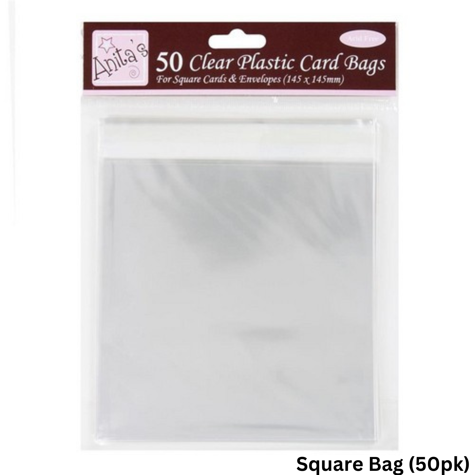 Anitas Card Bags Various Sizes Transparent Packs Clear Card Protection Plastic - Picture 4 of 10