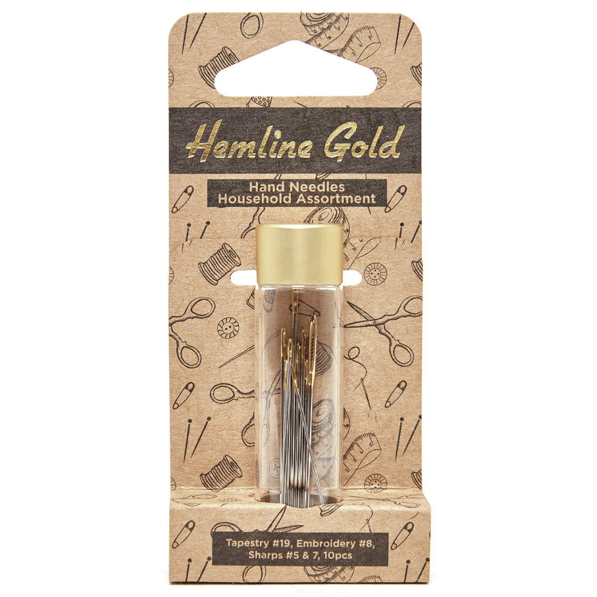 Hemline Gold Handnähnadeln - verschiedene Arten - Bild 6 von 6