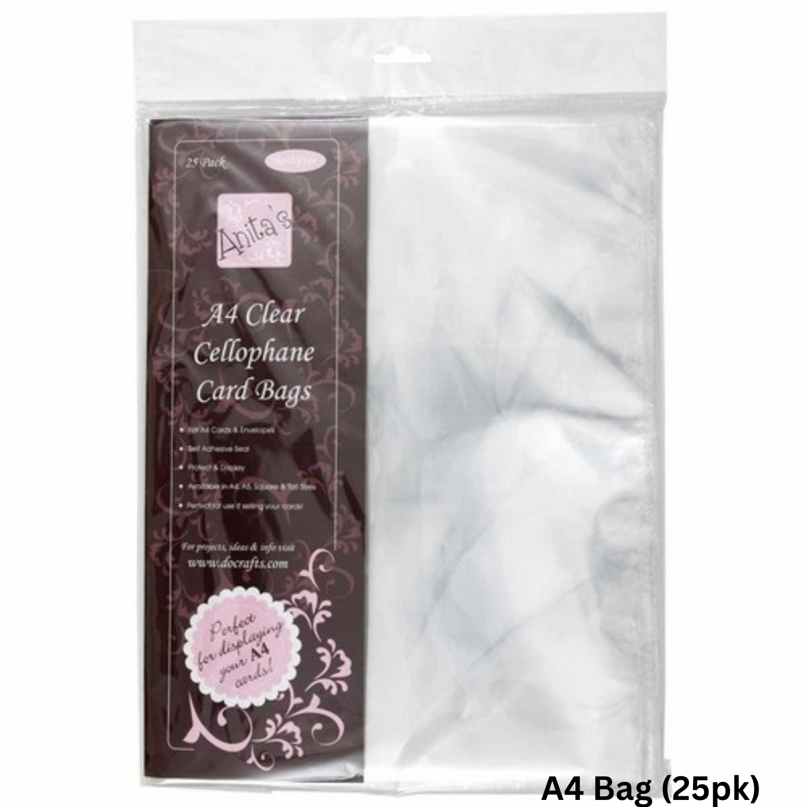 Anitas Card Bags Various Sizes Transparent Packs Clear Card Protection Plastic - Picture 6 of 10