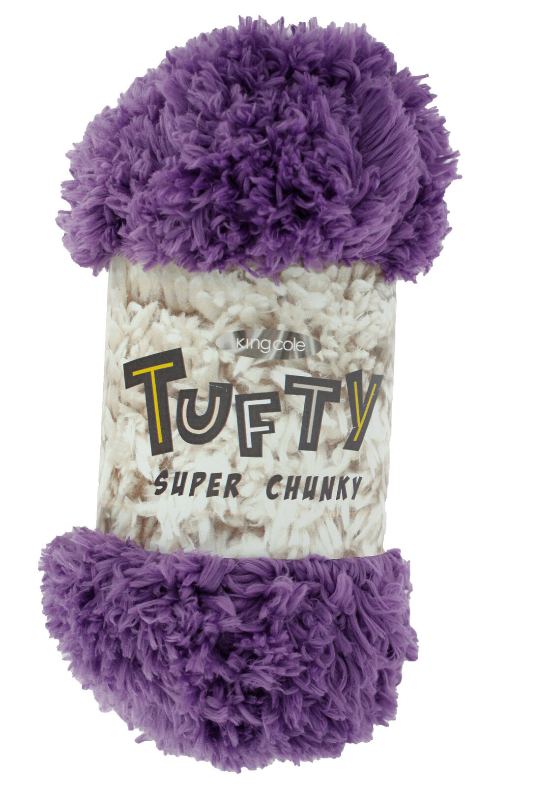 Tufty Super Chunky 1 2 or 4 200g Balls 100% Polyester Soft Fleecy King Cole Yarn 