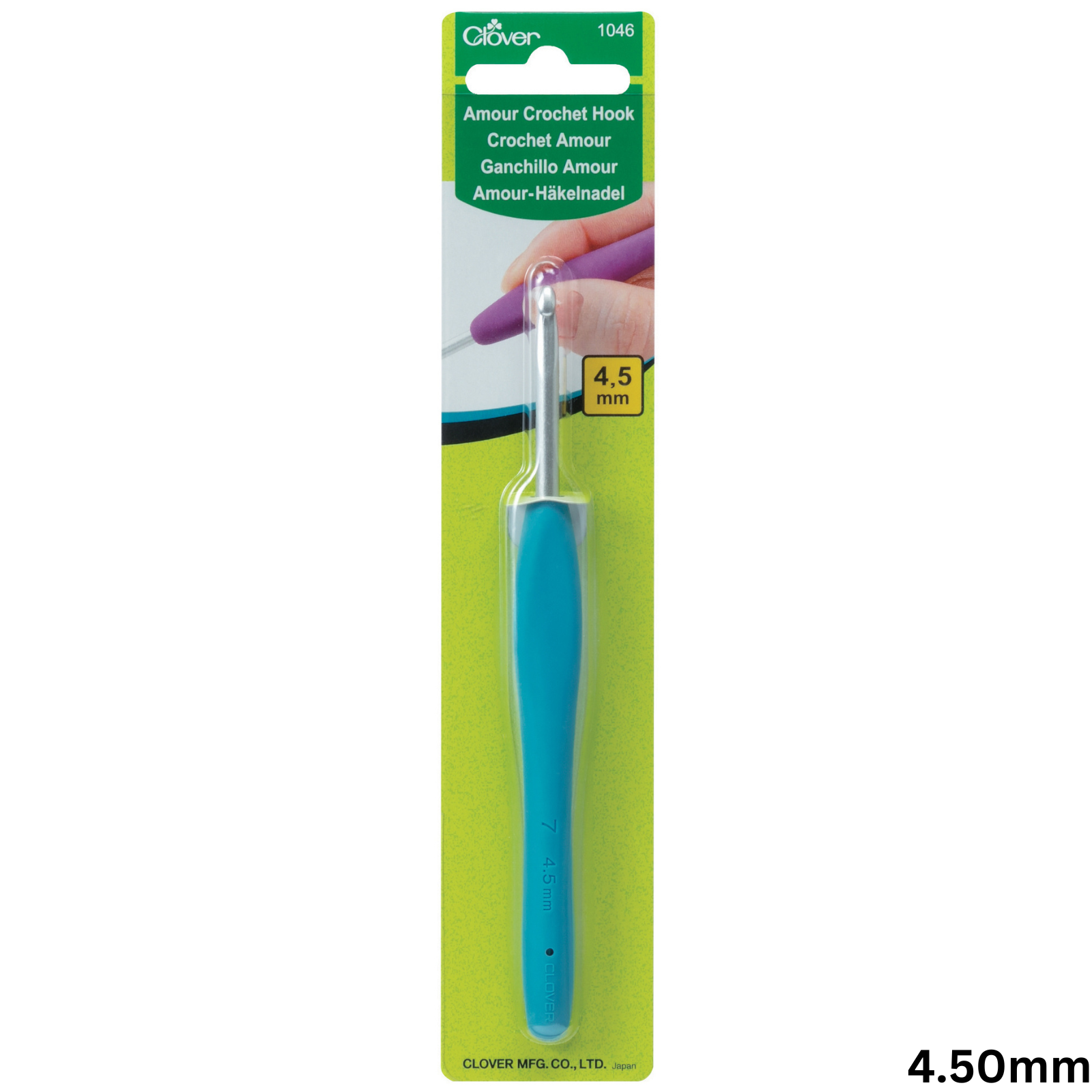 Clover Amour Soft Touch Crochet Hook Coloured All Sizes 0.6mm to 15mm Knitting - Picture 14 of 24
