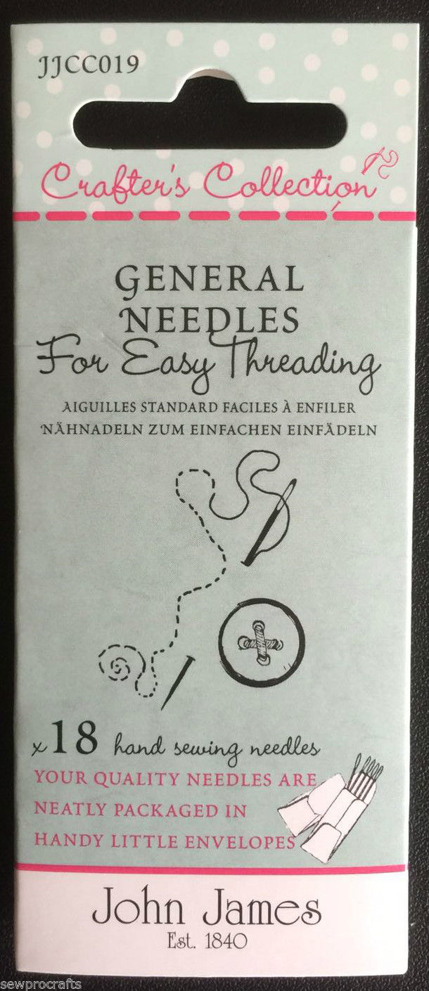 John James Embroidery Needles - Size 10