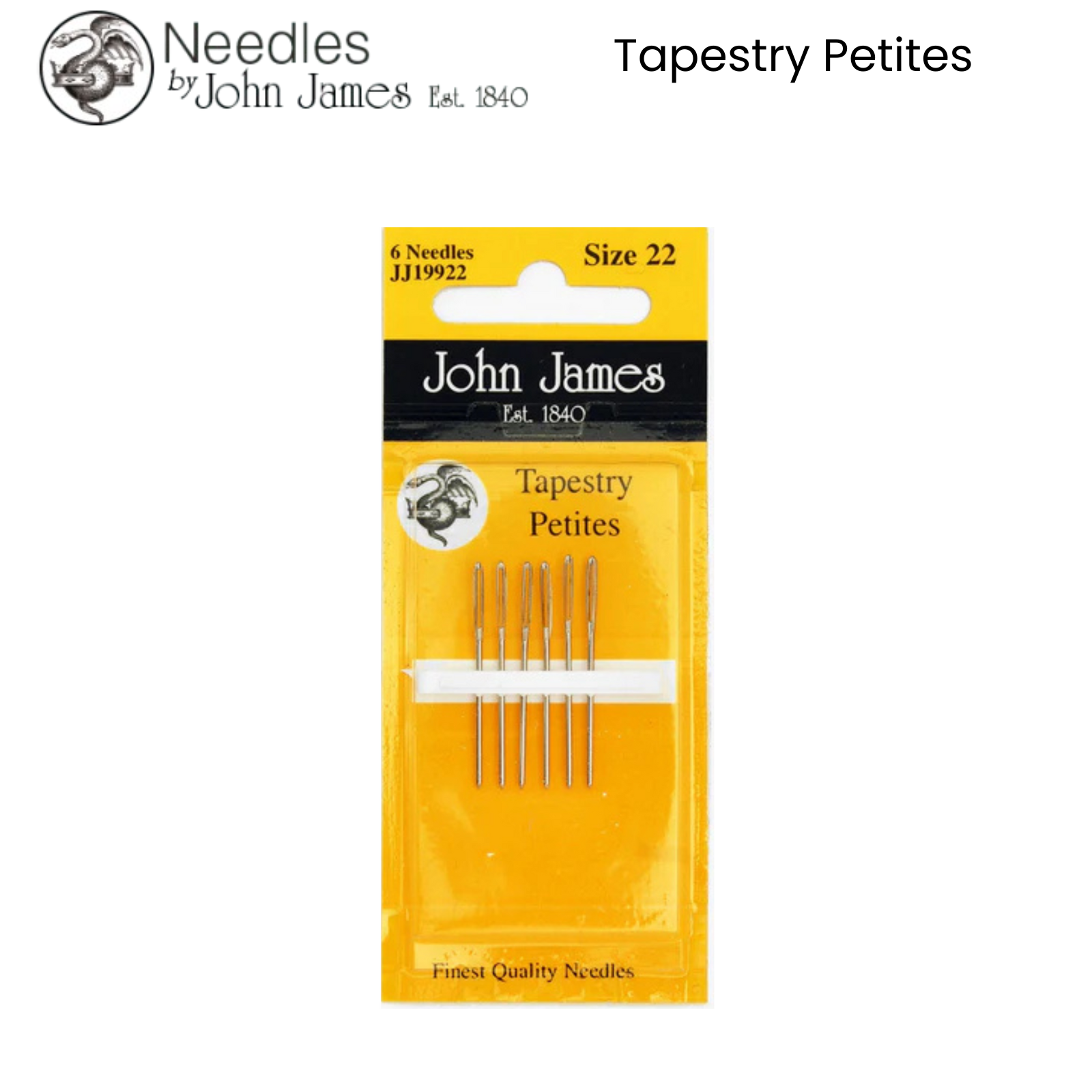 JOHN JAMES Hand Sewing Needles - ALL STYLES SIZES -SEWING CRAFT TAPESTRY BEADING - Picture 26 of 36