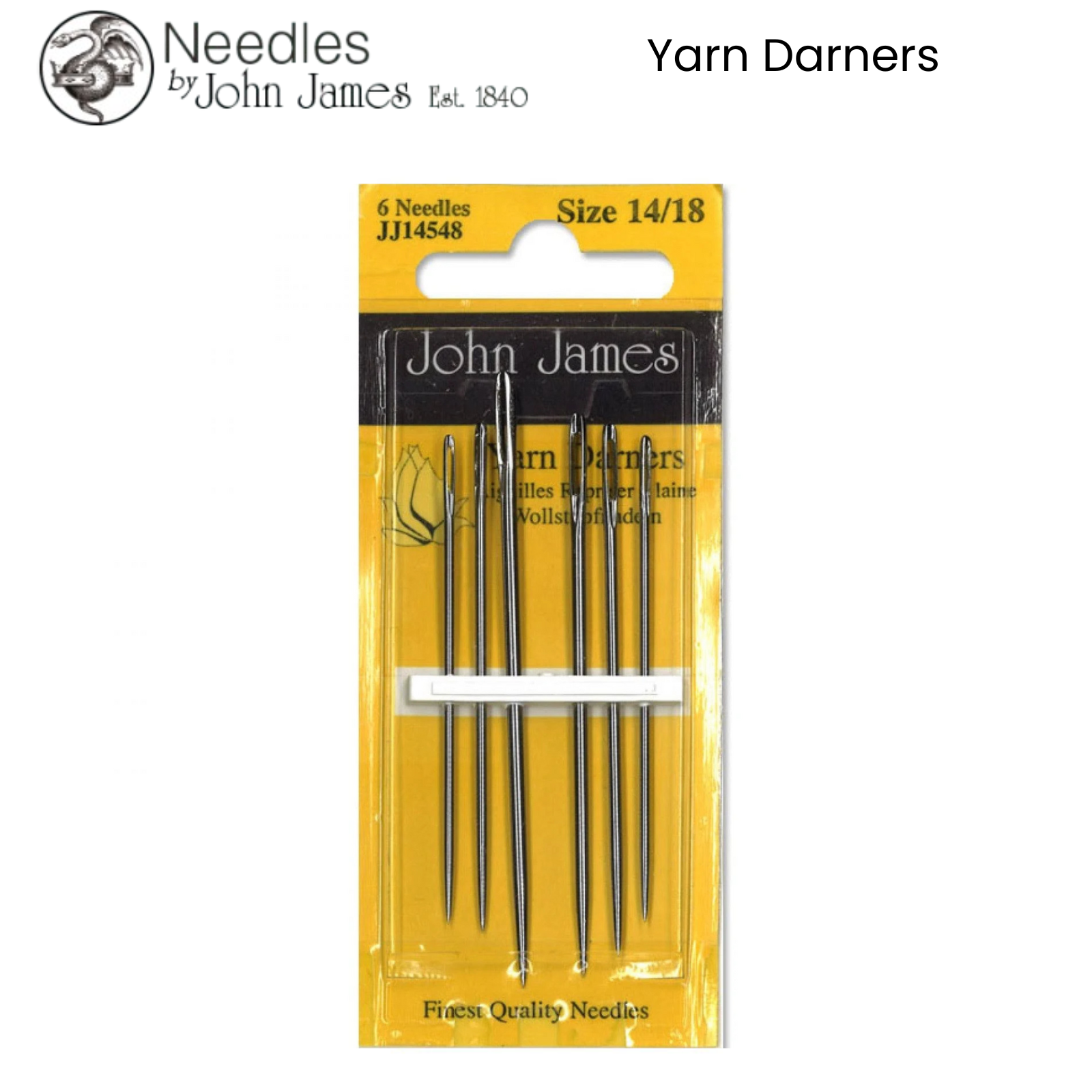 JOHN JAMES Hand Sewing Needles - ALL STYLES SIZES -SEWING CRAFT TAPESTRY BEADING - Picture 27 of 36