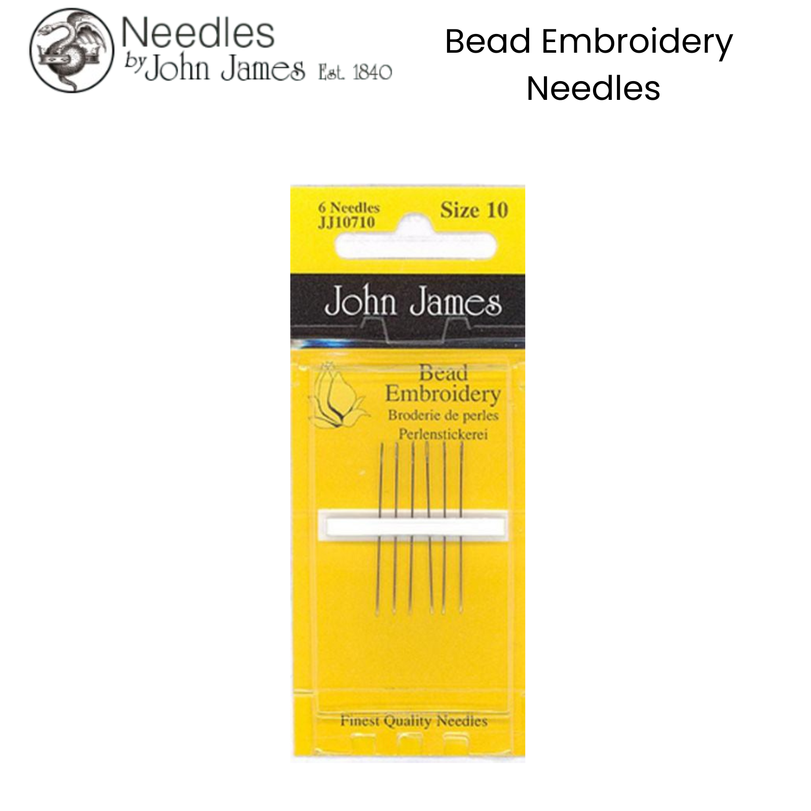 JOHN JAMES Hand Sewing Needles - ALL STYLES SIZES -SEWING CRAFT TAPESTRY BEADING - Picture 33 of 36