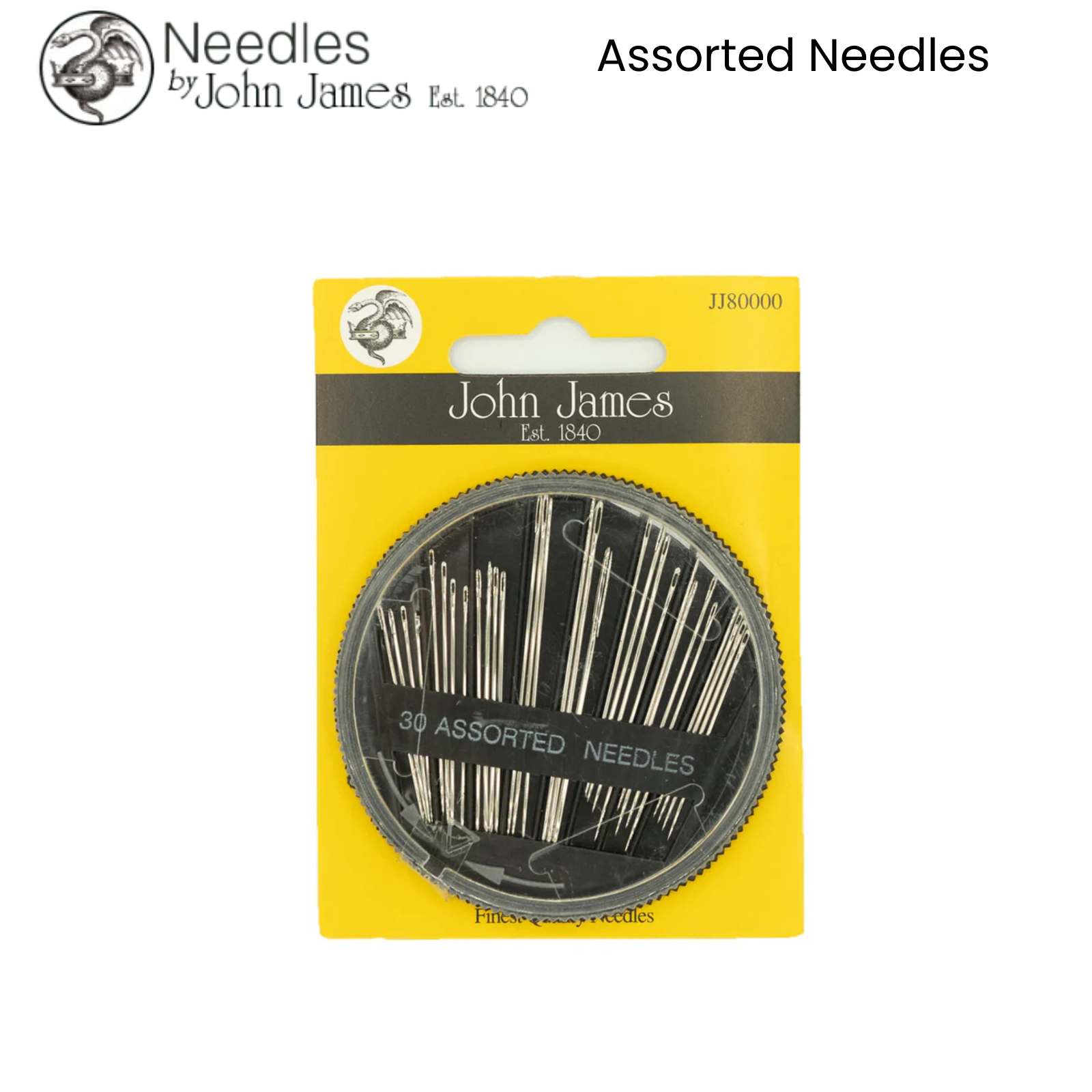 JOHN JAMES Hand Sewing Needles - ALL STYLES SIZES -SEWING CRAFT TAPESTRY BEADING - Picture 23 of 36