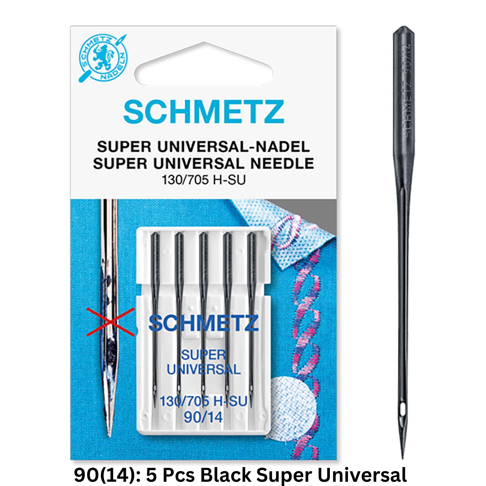 Schmetz Sewing Machine Needles - Universal, Leather, Jersey, Quilting, Microtex - Picture 59 of 107