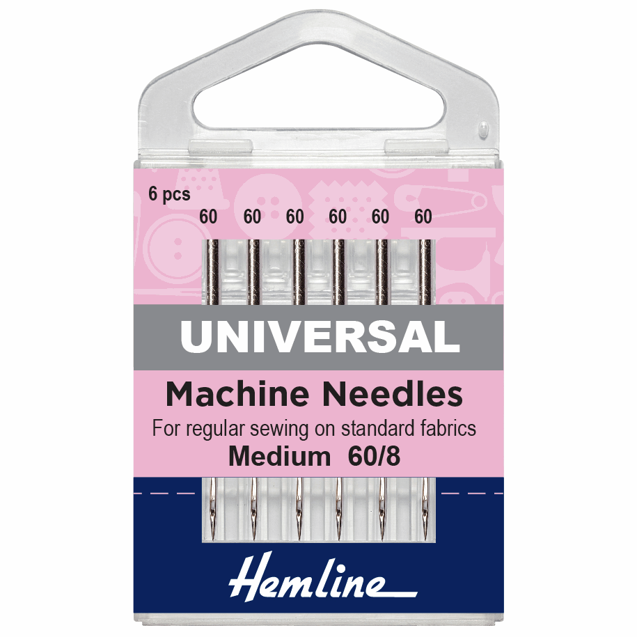 Singer Titanium Universal Regular Point Machine Needles for Woven Fabric,  Assorted Sizes, 10-Pack