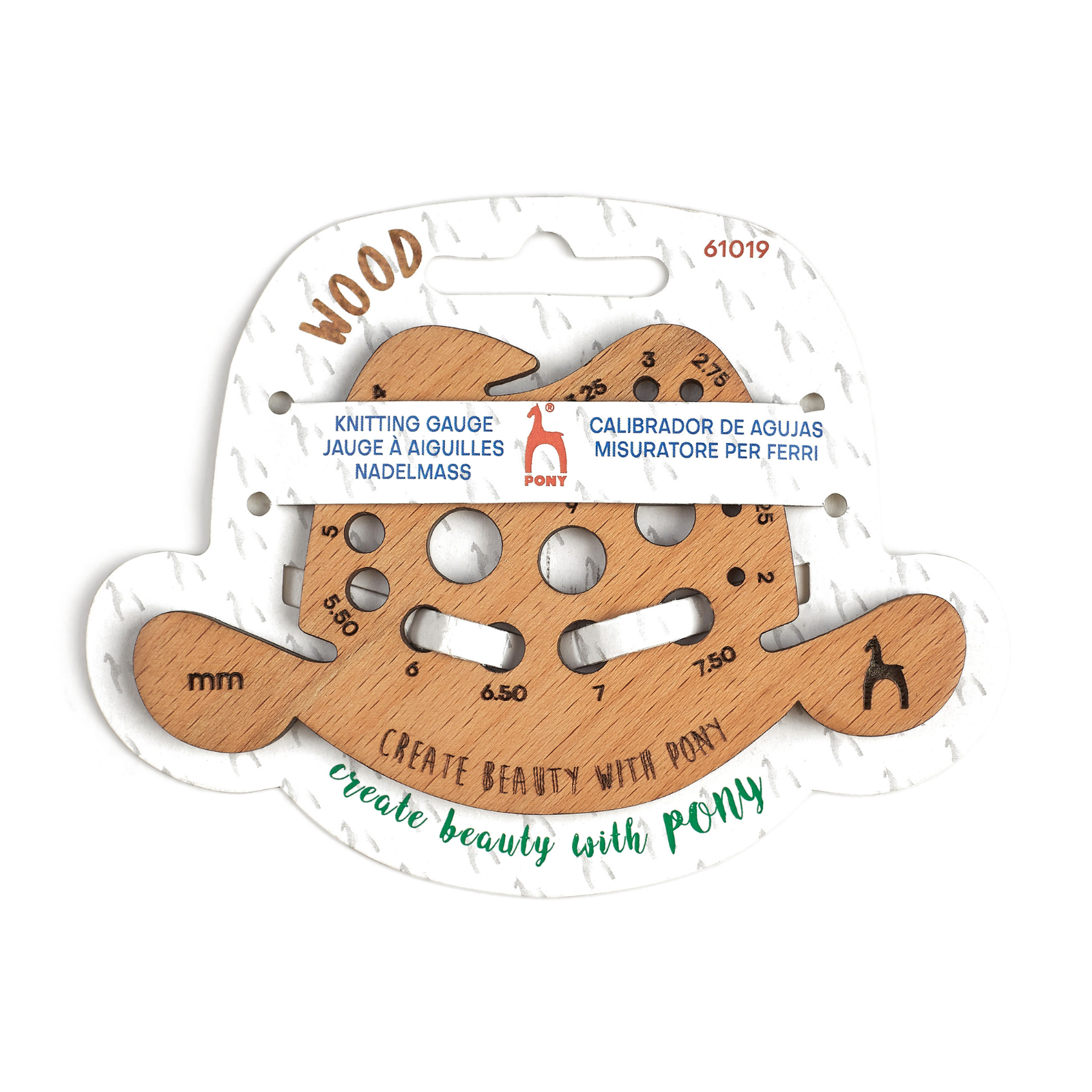 Accessori per maglieria legno di faggio pony calibro bobine filato tartaruga pesce ovale