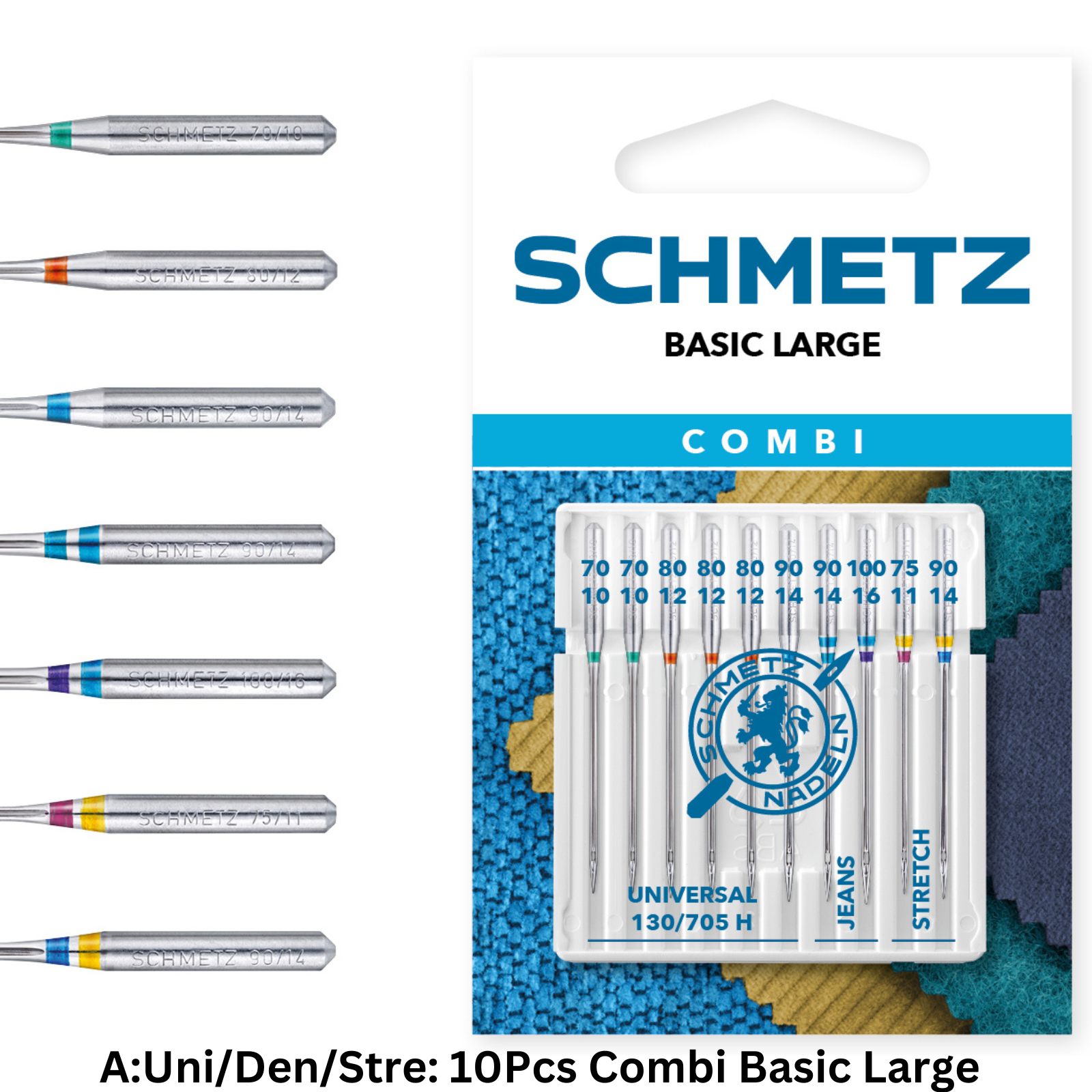 Schmetz Sewing Machine Needles - Universal, Leather, Jersey, Quilting, Microtex - Picture 81 of 107