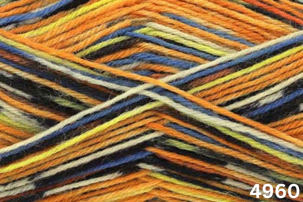 King Cole Zig Zag 4ply - 100g 75% Superwash 25% Nylon Yarn wool Knitting Crochet - Picture 16 of 17
