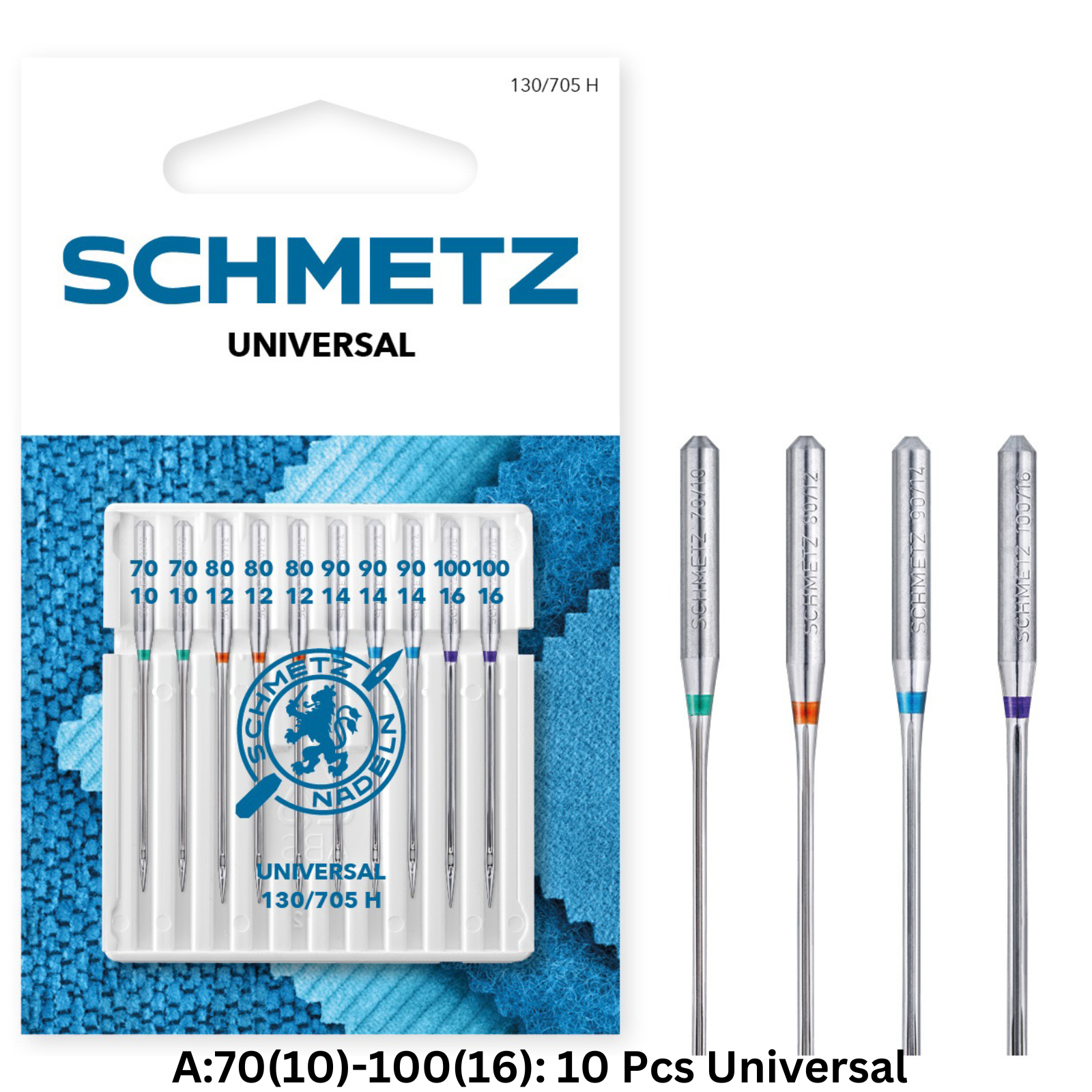 Schmetz Sewing Machine Needles - Universal, Leather, Jersey, Quilting, Microtex - Picture 96 of 107