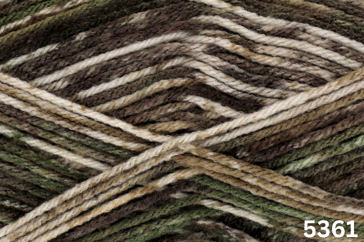 King Cole Camouflage DK Yarn – 100g Premium Acrylic, Variegated, Double Knit – Made In Türkiye