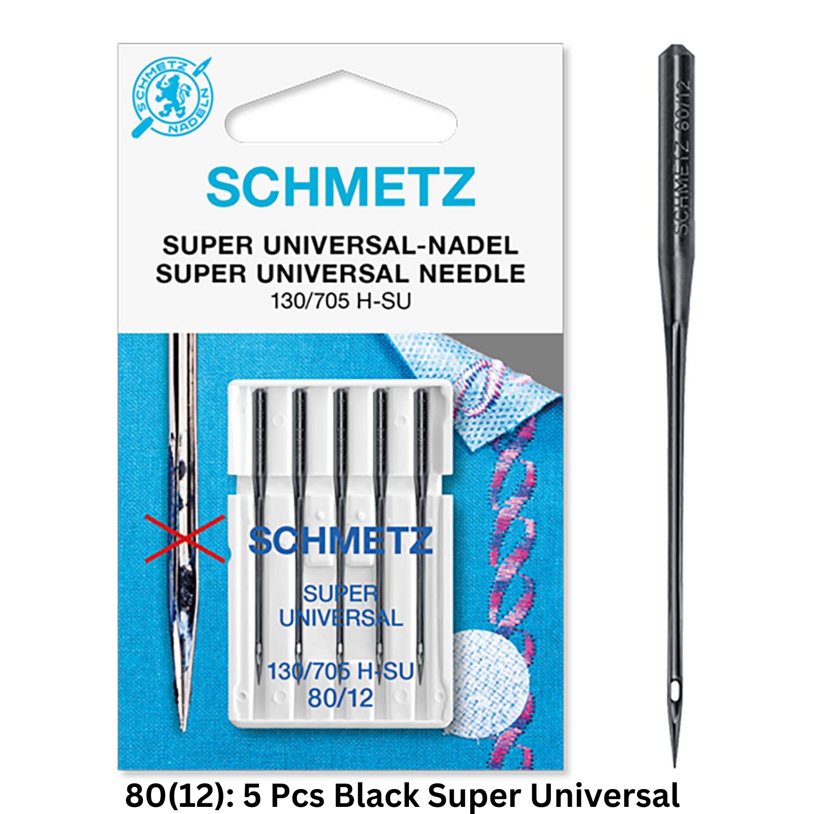 Schmetz Sewing Machine Needles - Universal, Leather, Jersey, Quilting, Microtex - Picture 58 of 107