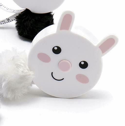 Fluffy Animal Retractable Tape Measures with Pom Pom Tails - 150cm Gift Stocking - Picture 7 of 17