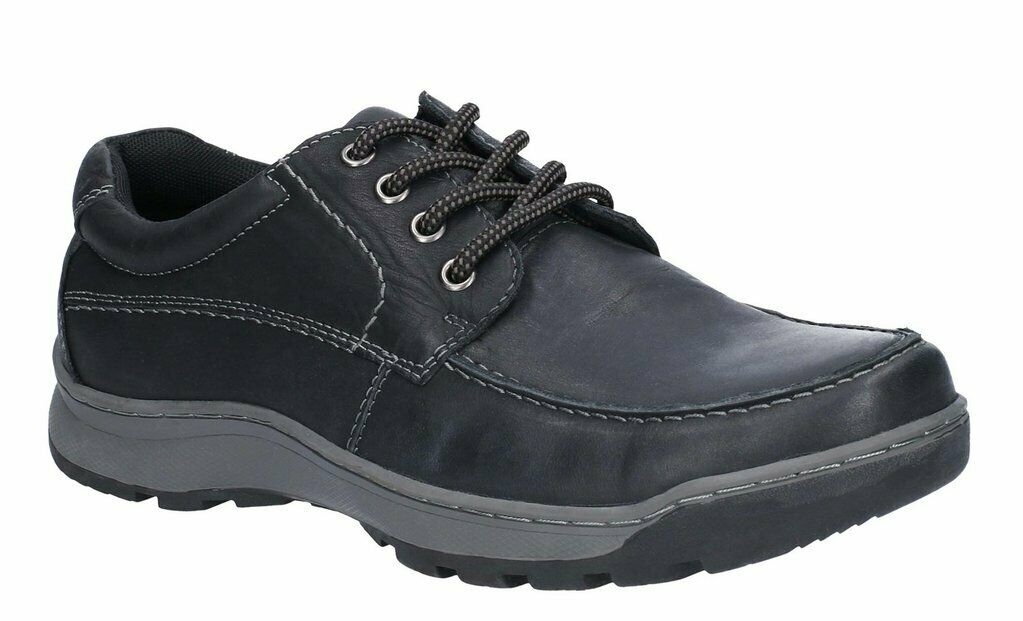 Mens Hush Puppies Tucker Casual Lace Up Smart Leather Shoes Sizes 6 to ...