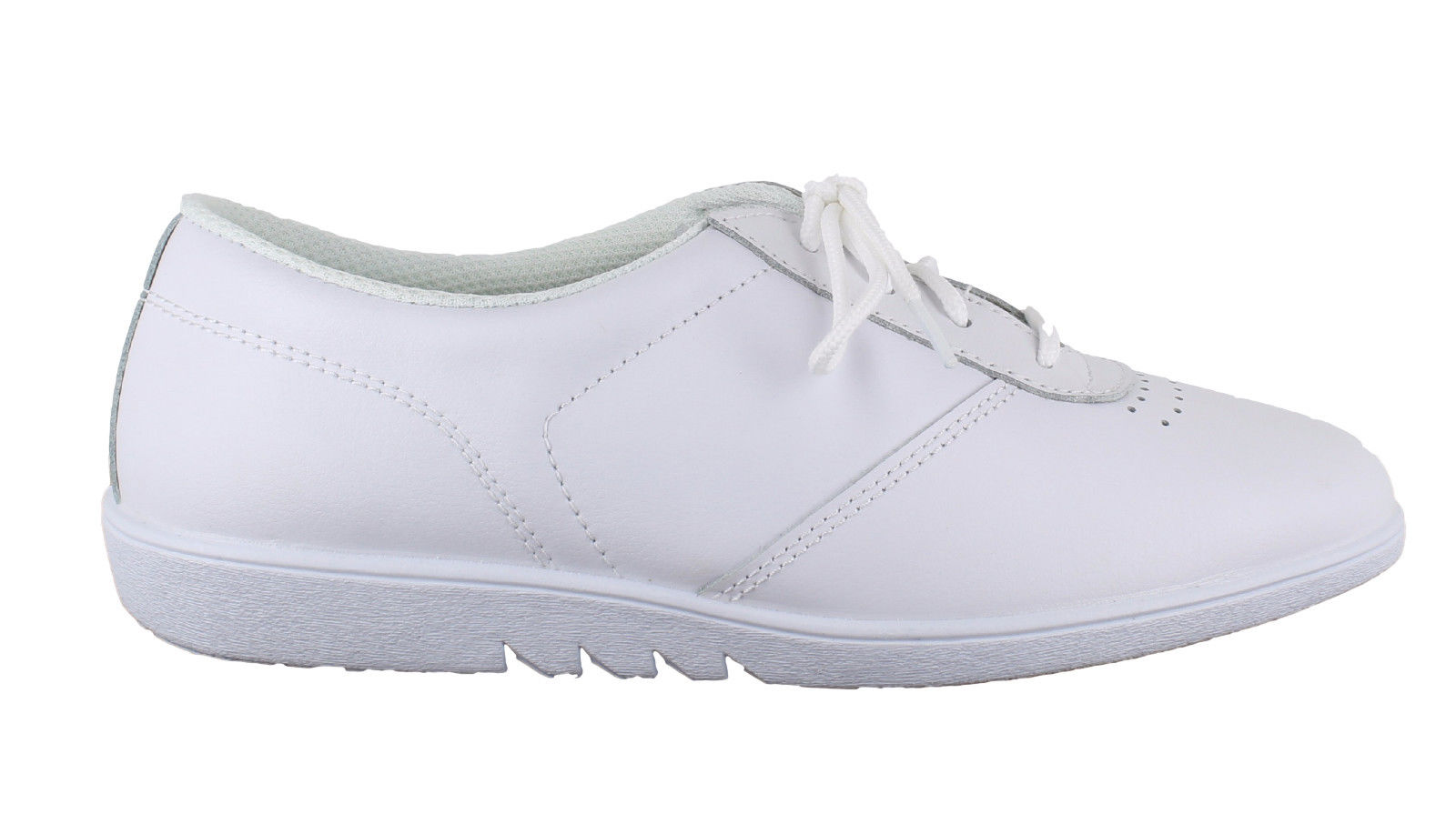Womens FreeStep Treble Leather Comfort Lace Up Washable Shoes Sizes 3 to 9 | eBay