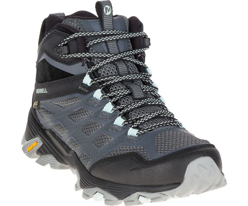 Womens Merrell Moab FST MID GoreTex Vibram Hike Walk Trek Boots Sizes 5 ...