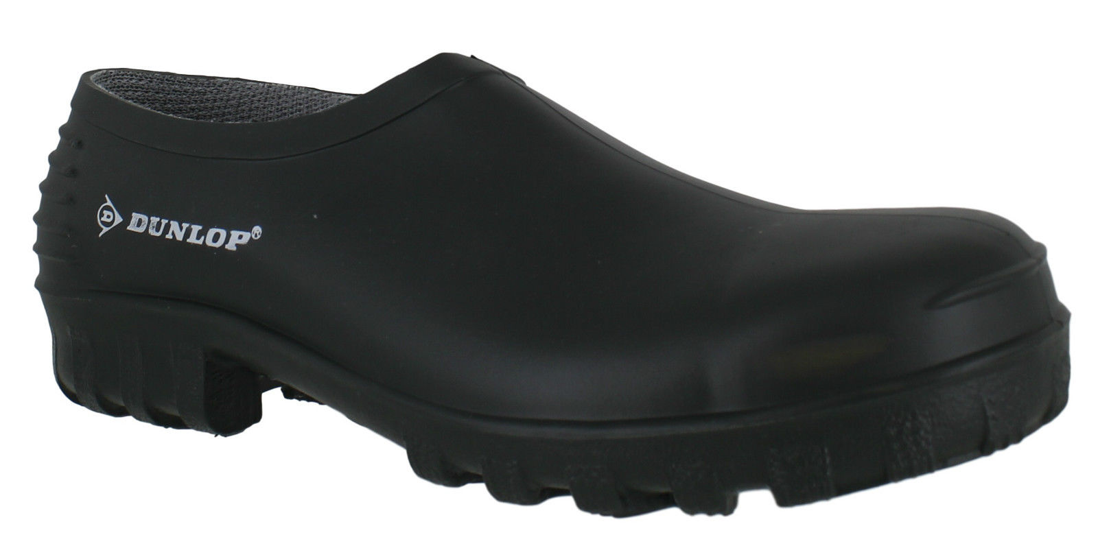 Dunlop Mens/Womens Low Cut Green Slip On Gardening Wellie Clogs Shoes