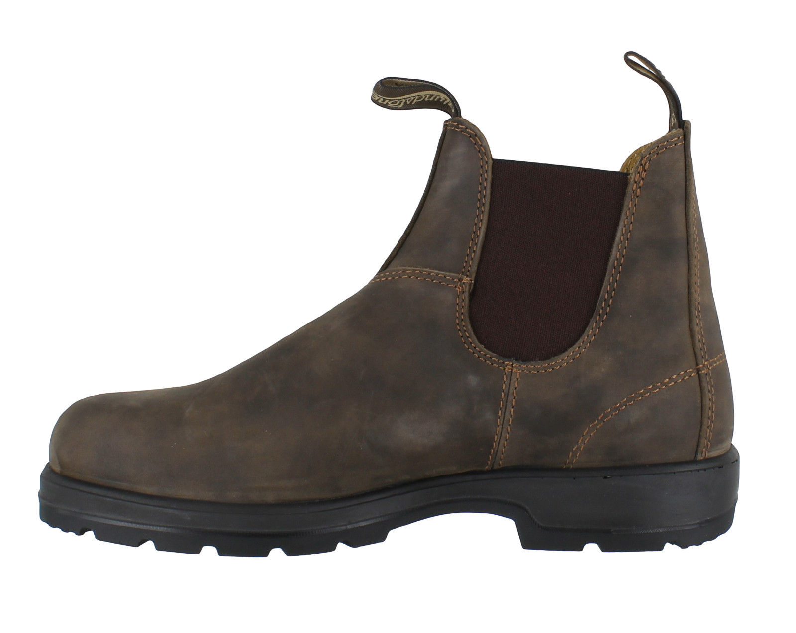 Blundstone 585 Mens Rustic Brown Leather Classic Dealer Chelsea Boots ...