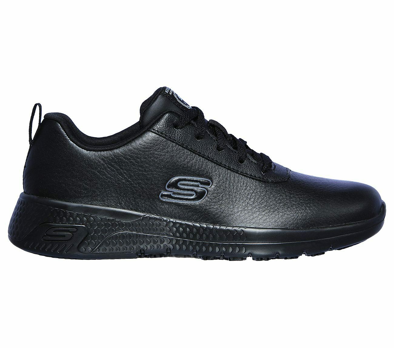 Womens Skechers Marsing-Gmina Lace Cushioned Work Non-Slip Trainers ...