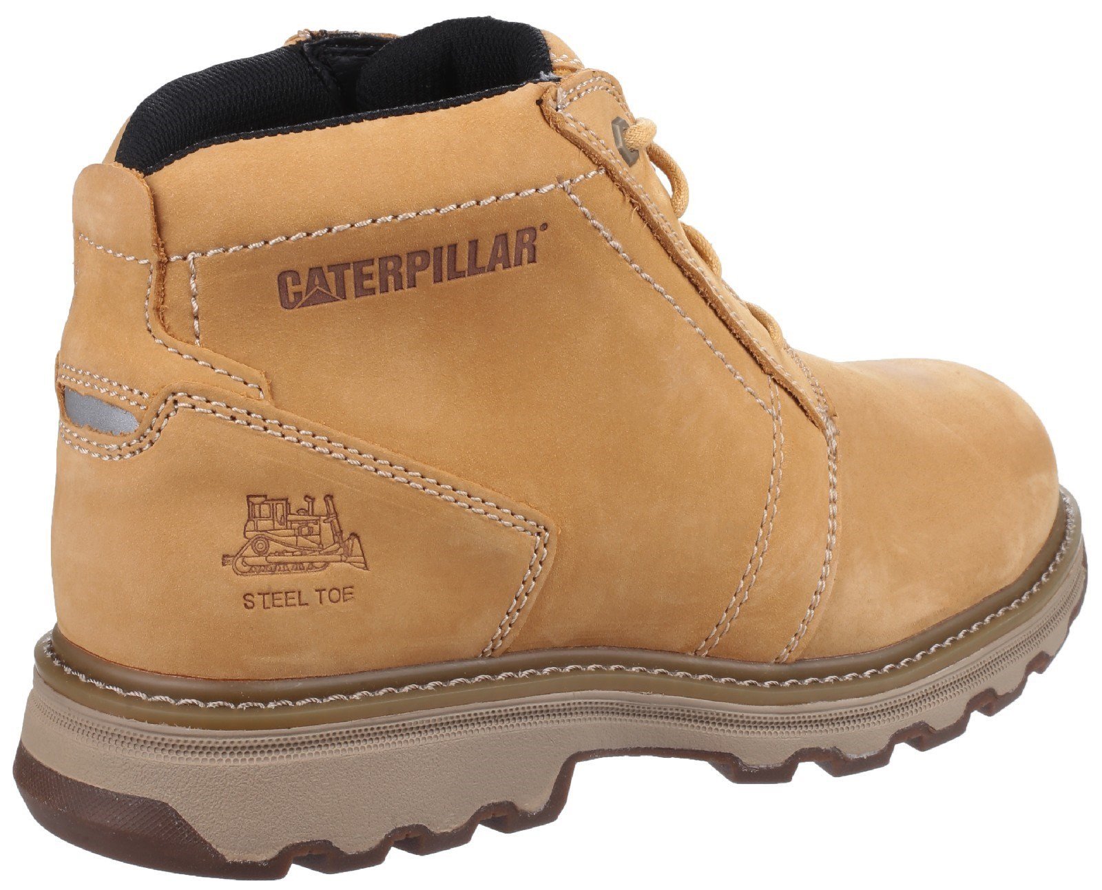Mens Caterpillar Parker Chukka Safety Steel Toe/Midsole Work Boots