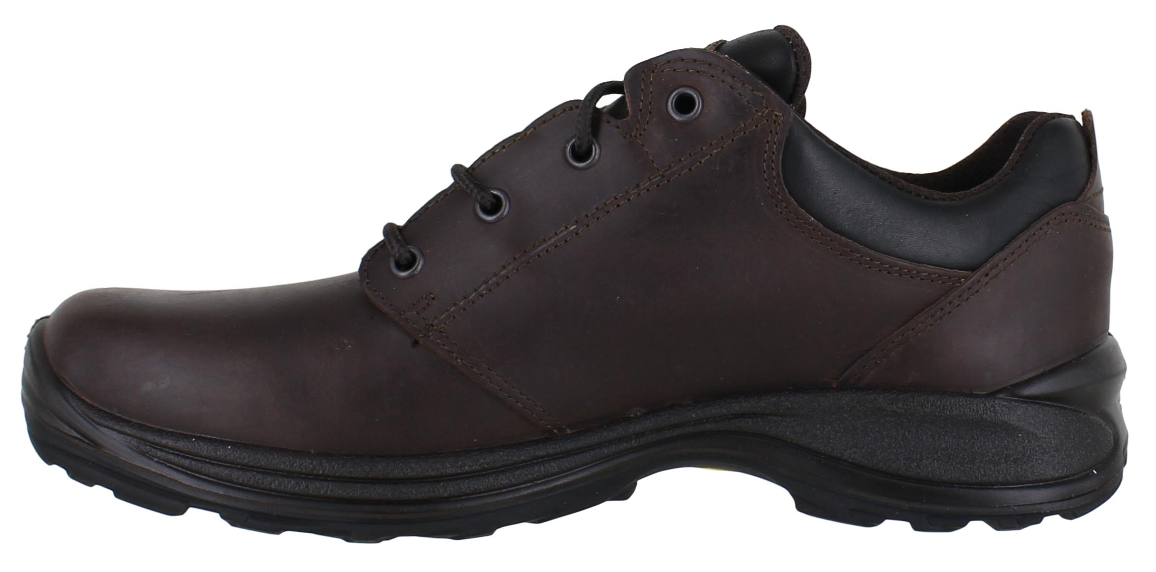Mens GriSport Exmoor Vibram Waterproof Trek Walking Leather Shoes Sizes ...