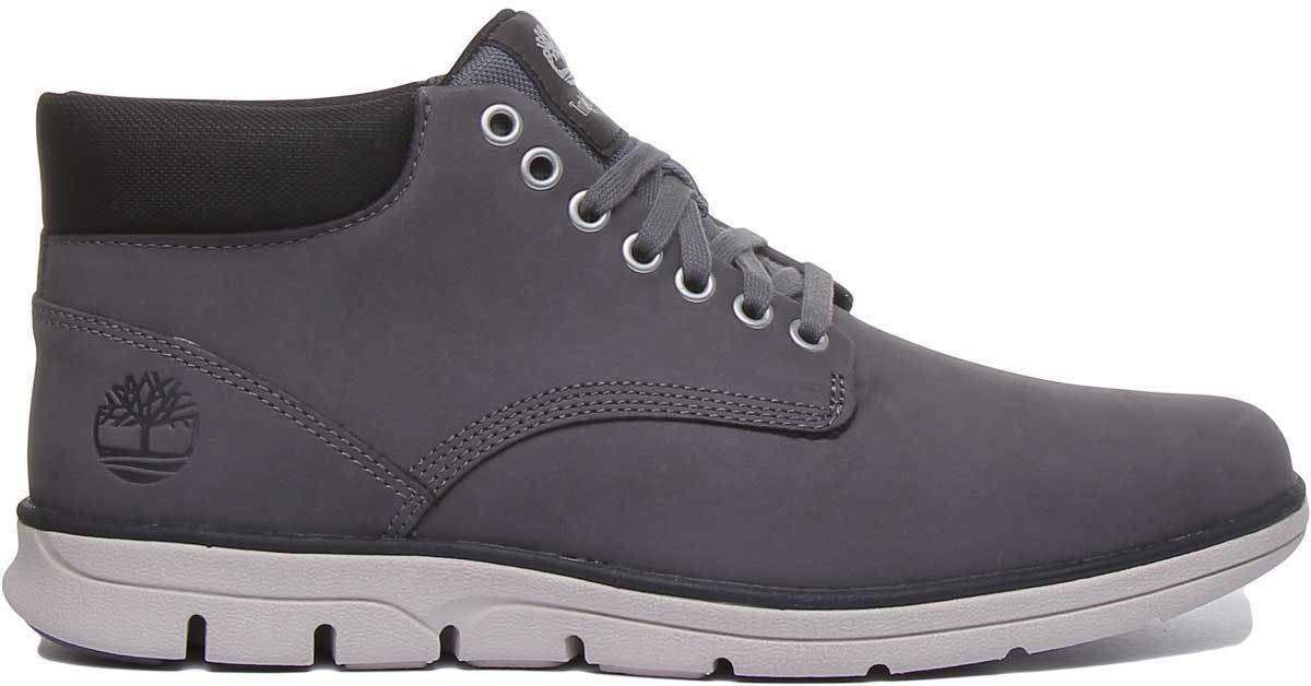 timberland grey & black bradstreet chukka boots