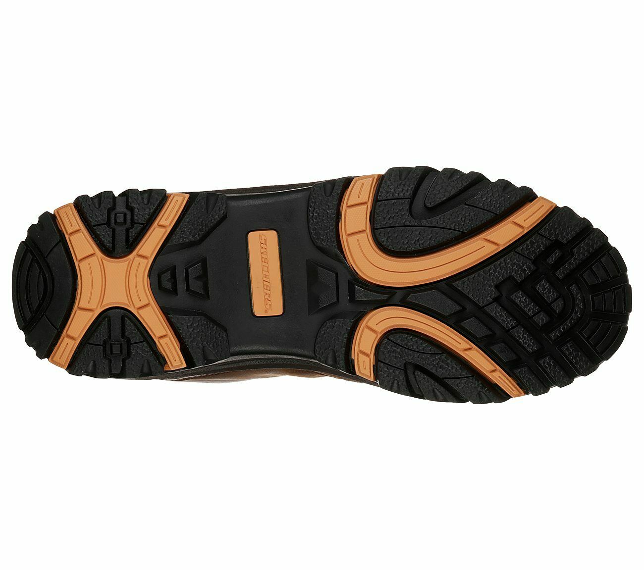 skechers relaxed fit hombre naranja