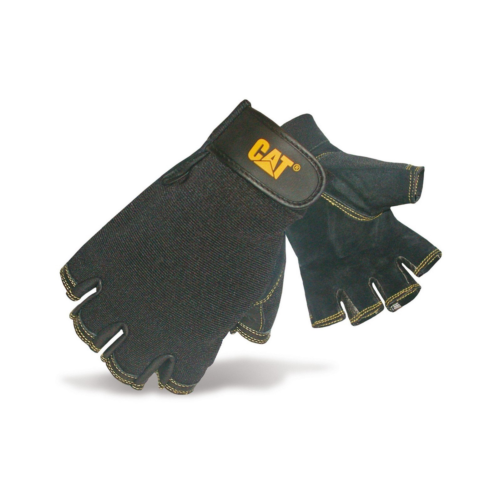 Guantes de pie de cerdo medios dedos Modelo 12202 Reversed hombre caballero Caterpillar