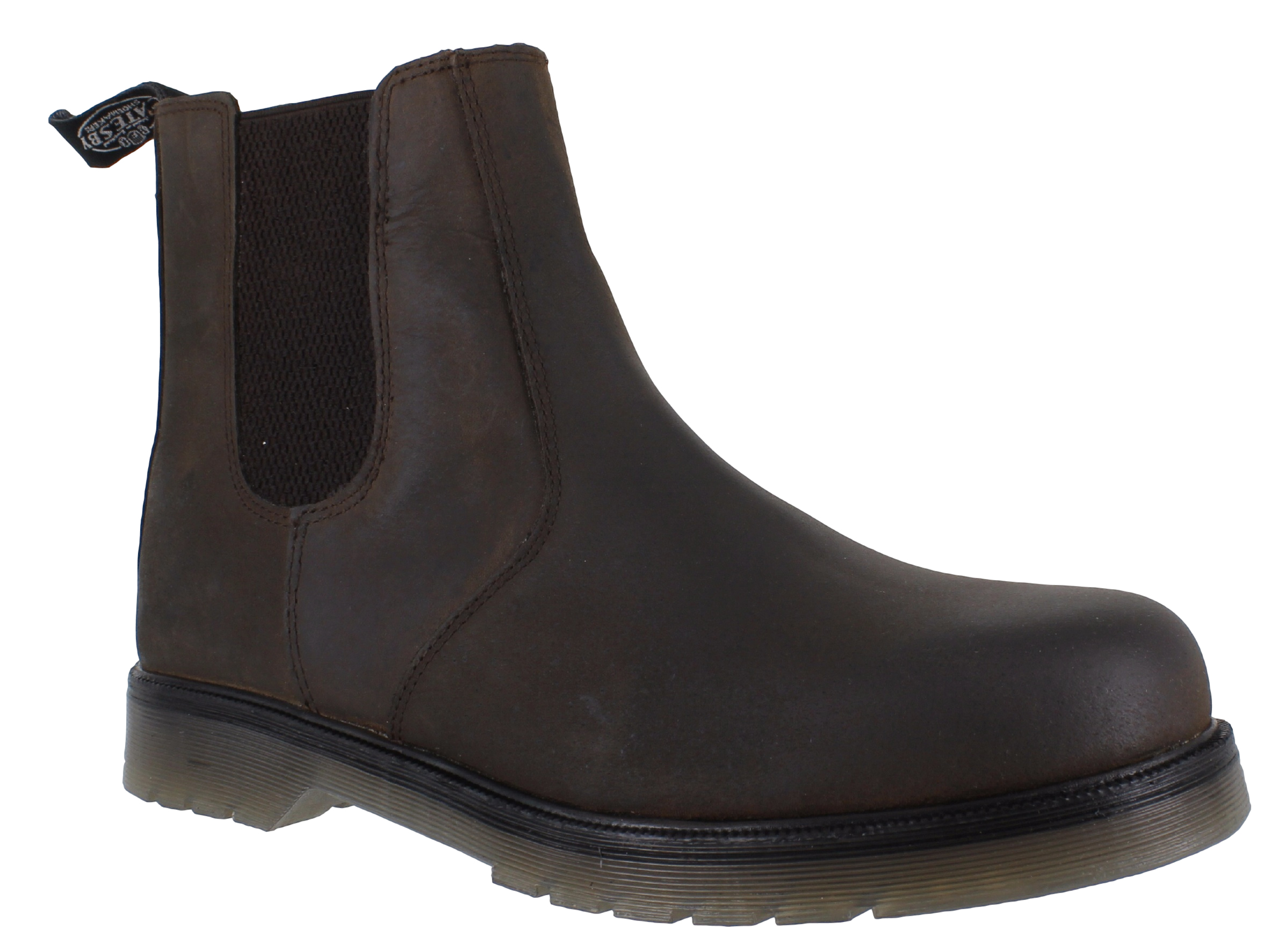 Catesby Mens Smart Leather Dealer Chelsea Pull On Boots | eBay