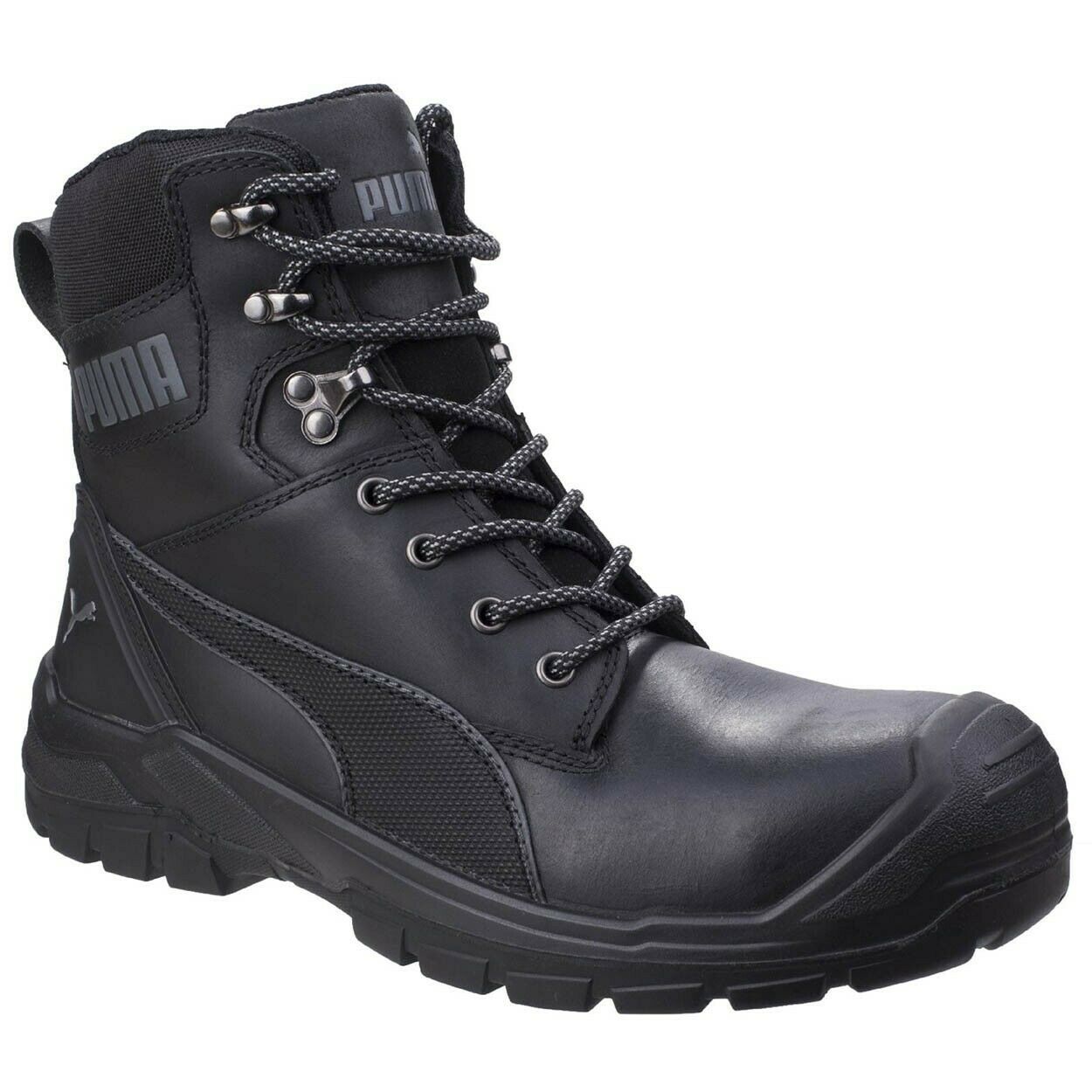 Mens Puma Conquest S3 Side Zip MetalFree Work Safety Boots Sizes 7 to