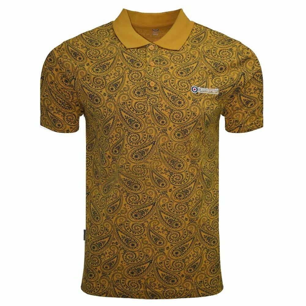Mens gold polo Clearance