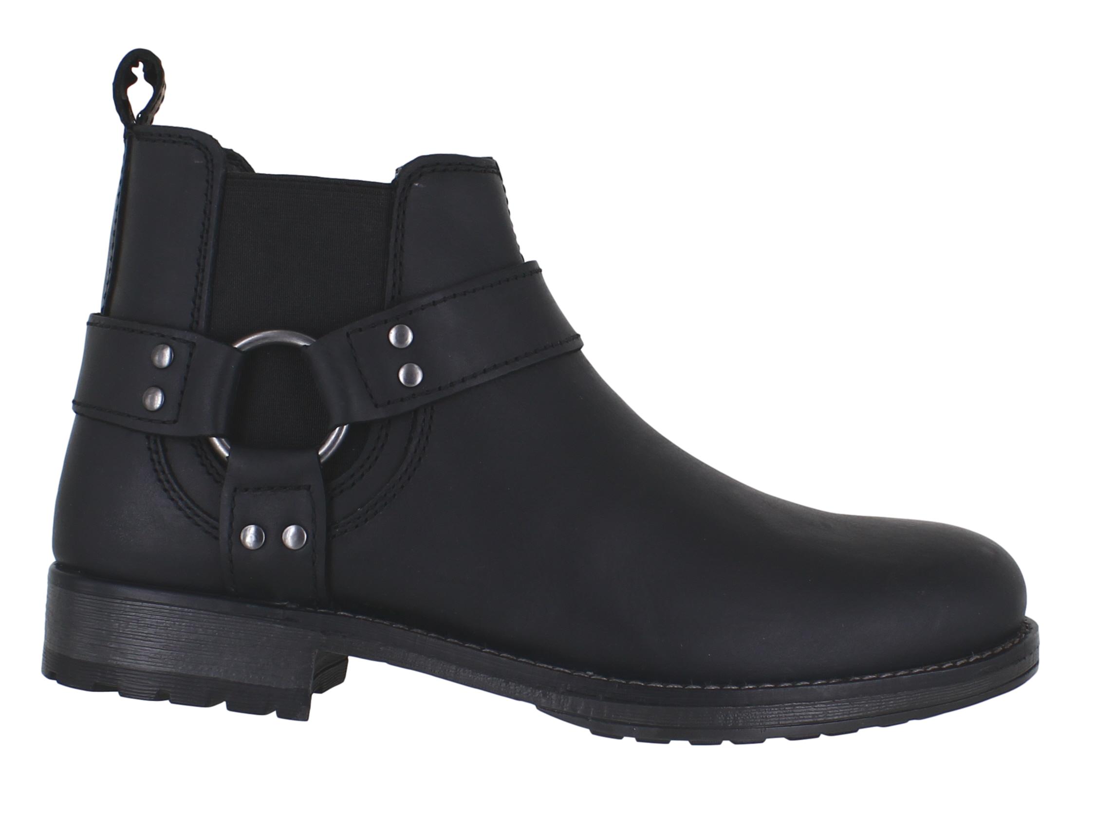 red tape biker boots