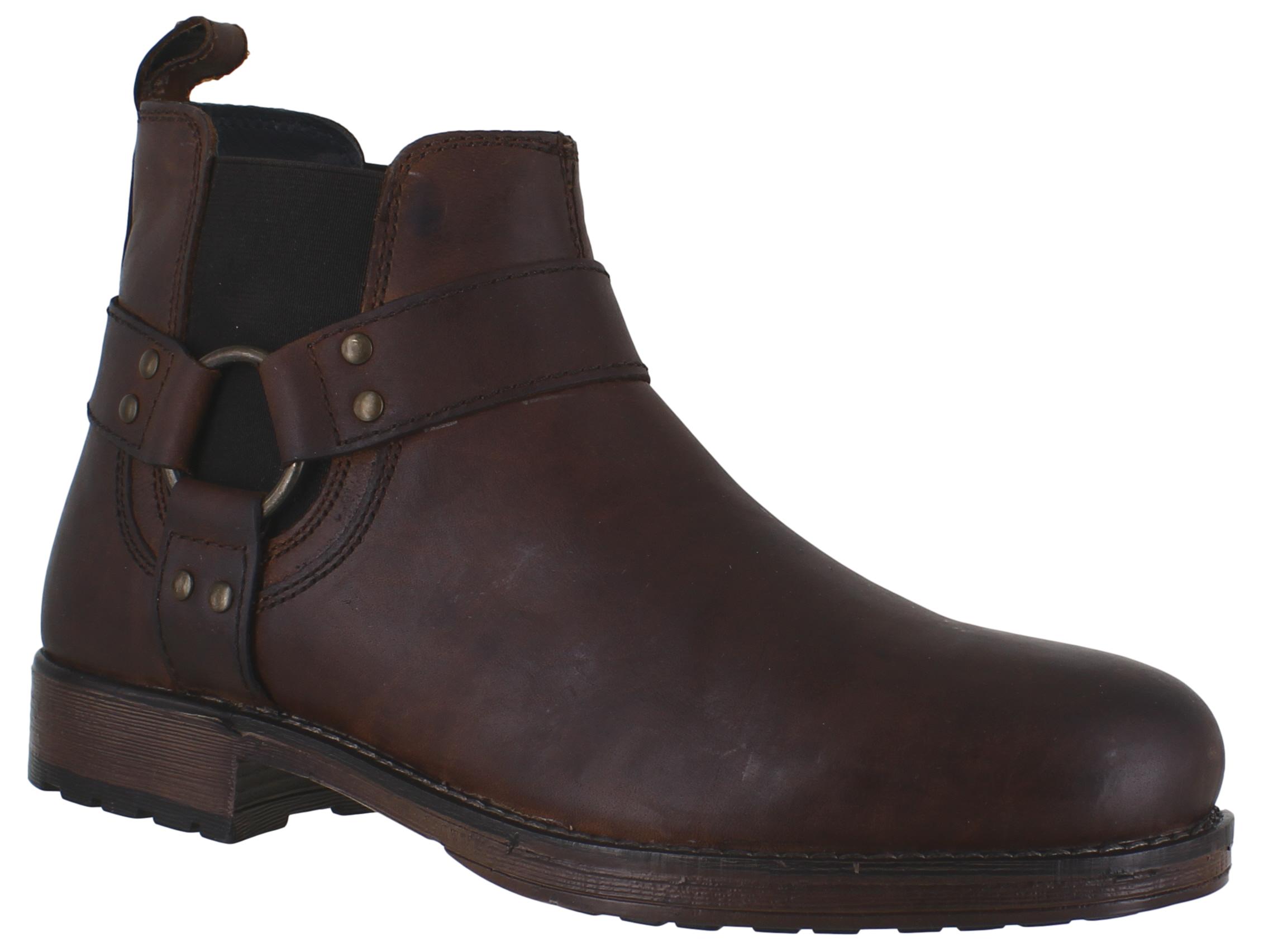 red tape biker boots