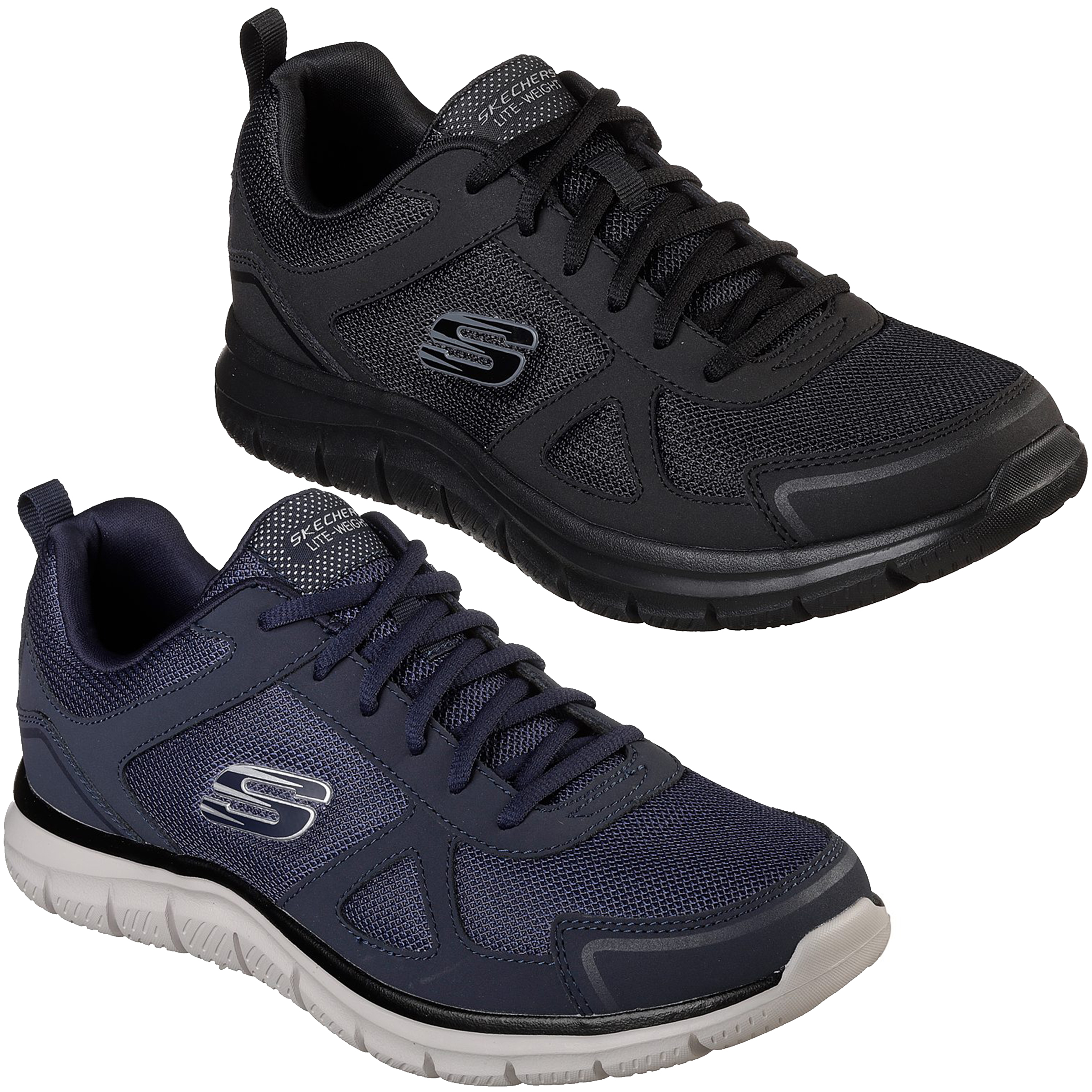 skechers track scloric mens trainers