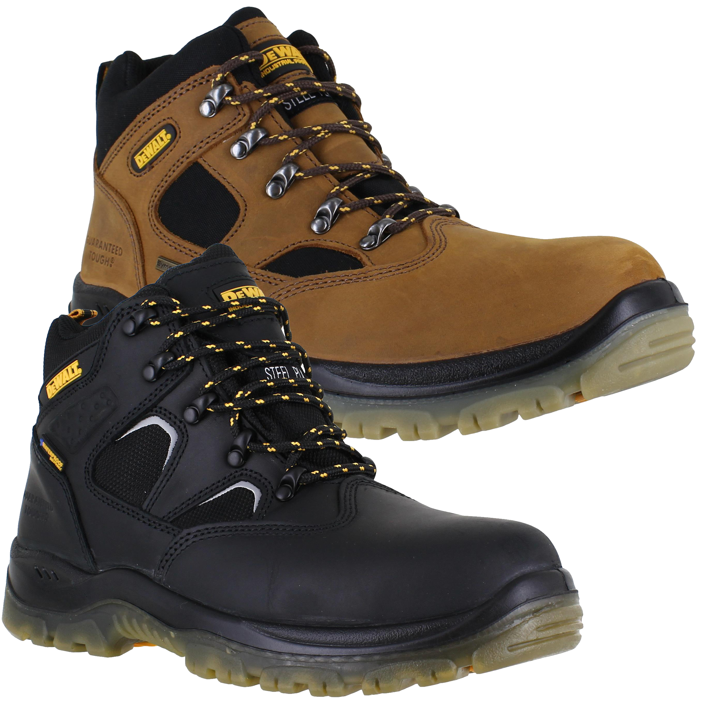 Mens DeWalt Challenger Waterproof Safety S3 Steel Toe Work Boots Sizes ...