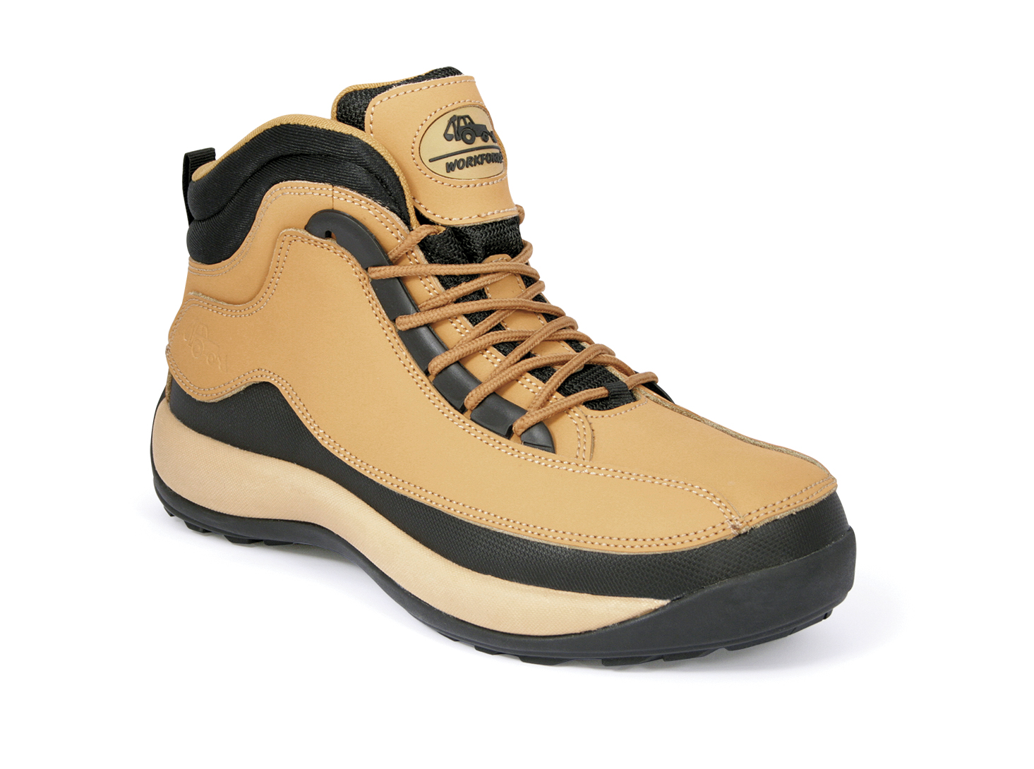 Homme Léger en Acier Orteil Casquette Cheville Chaussures De Sécurité Bottes Baskets Randonneurs Taille UK