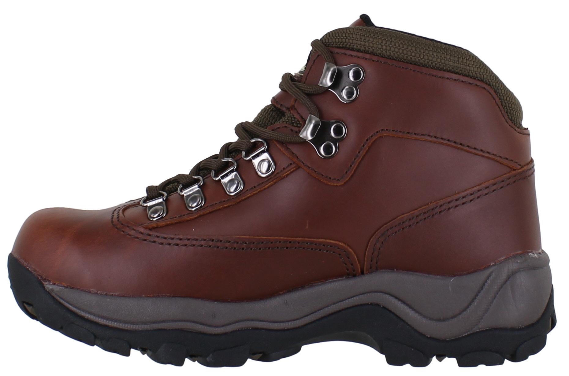 Womens Northwest Peak Leather Hiking Waterproof Trek Walking Boots ...