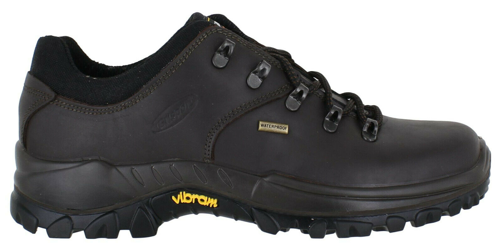 men's burrell leather vibram walking boots peat