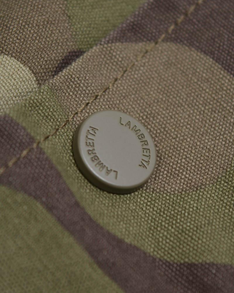 Lambretta Mens Carnaby Scooter Hooded Classic Mod Ska Badge Parka - 1520 - Picture 31 of 32