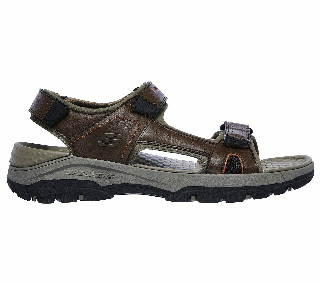 sandali skechers uomo marrone