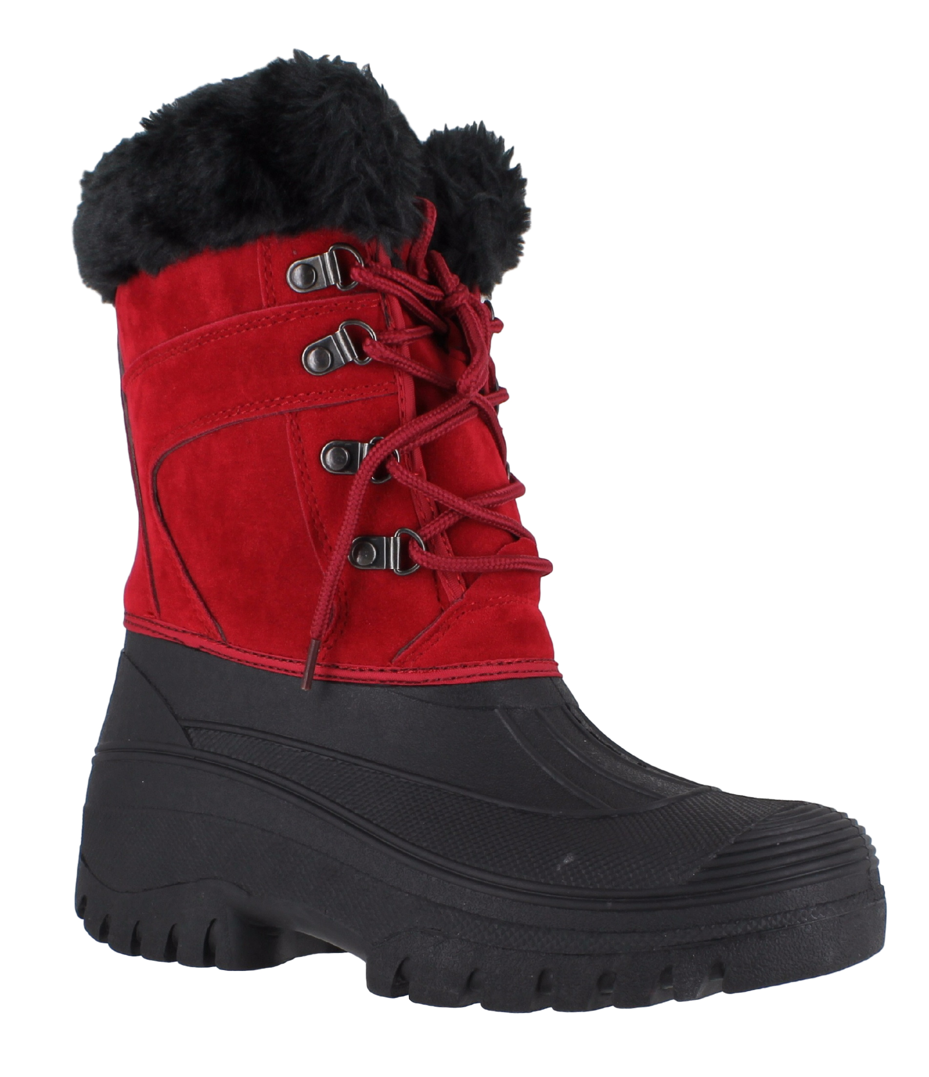 Womens GroundWork Mukker Stable Yard Winter Snow Lace Up Boots Sizes 4 to 8