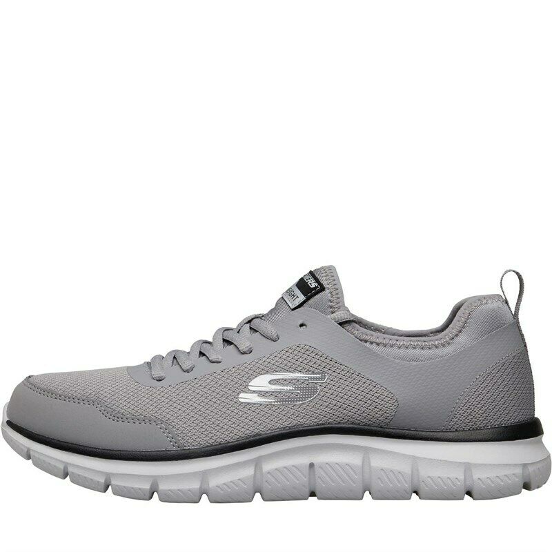 Details about Skechers Track Fierce Kat Mens Grey Lace Up Gym Memory Foam Sport Trainers Details about Skechers Track Fierce Kat Mens Grey Lace Up Gym Memory Foam Sport Trainers