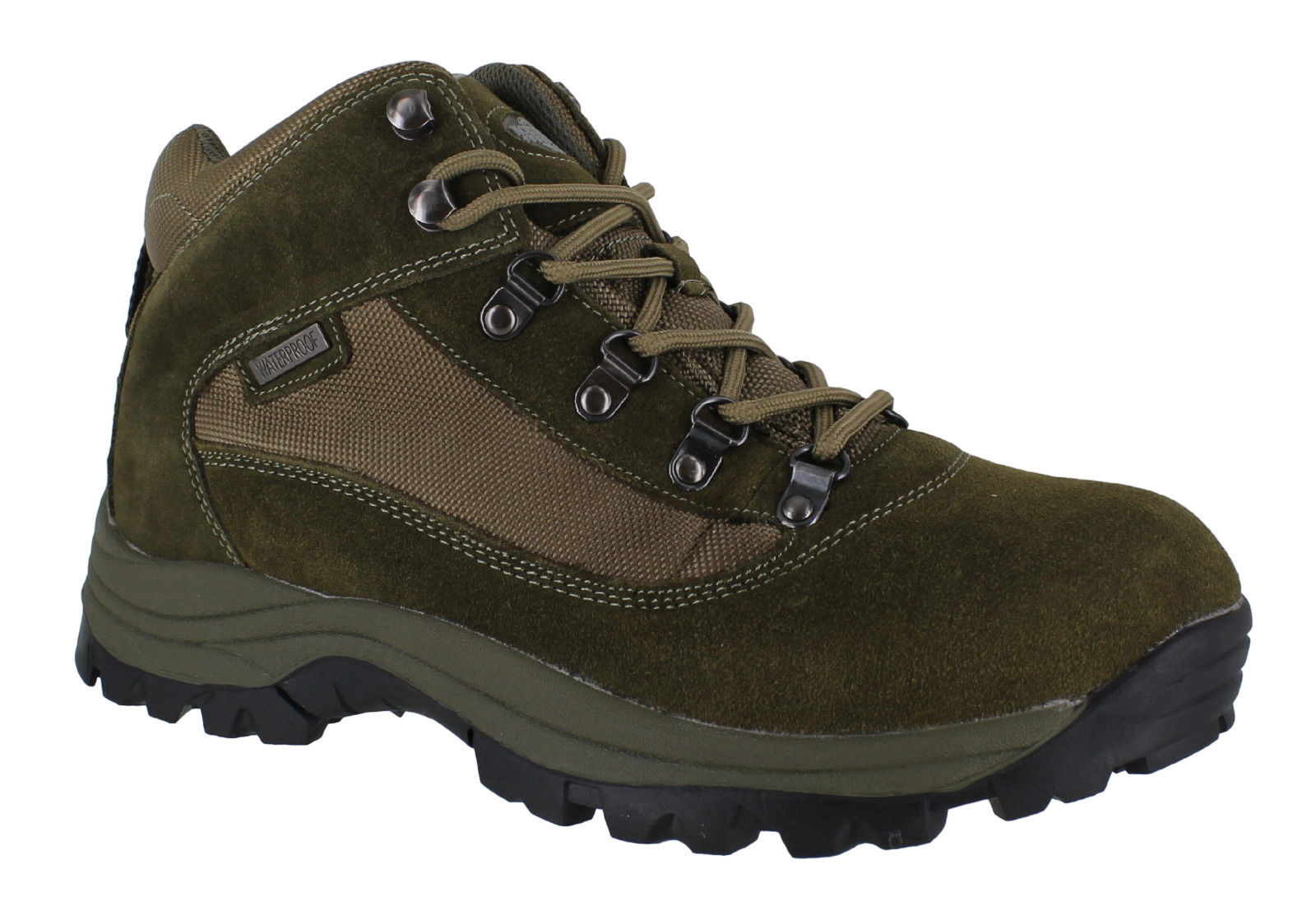 Mens Northwest Terrain 2 Waterproof Lace Up Walking Hiking Boots Sizes ...