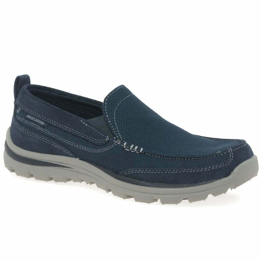 Mens Skechers Superior-Milford Casual Slip On Loafers Shoes Sizes 6 to ...